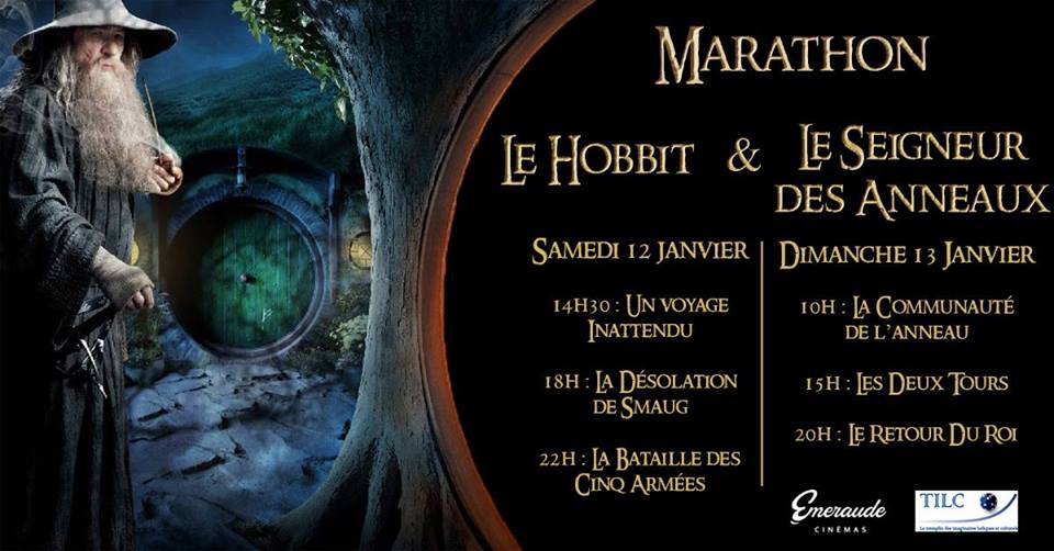 Marathon Seigneur des Anneaux - 12 et 13 janvier 2019